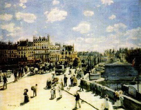 Pierre Renoir Pont Neuf, Paris china oil painting image